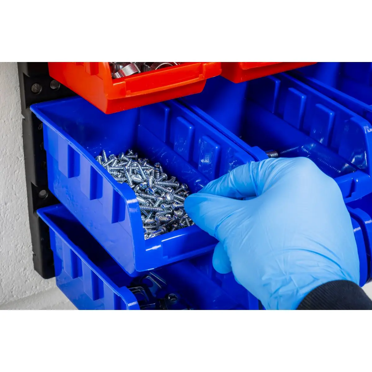 Sealey Bin Storage System Wall Mounting 15 Bins - Image 8