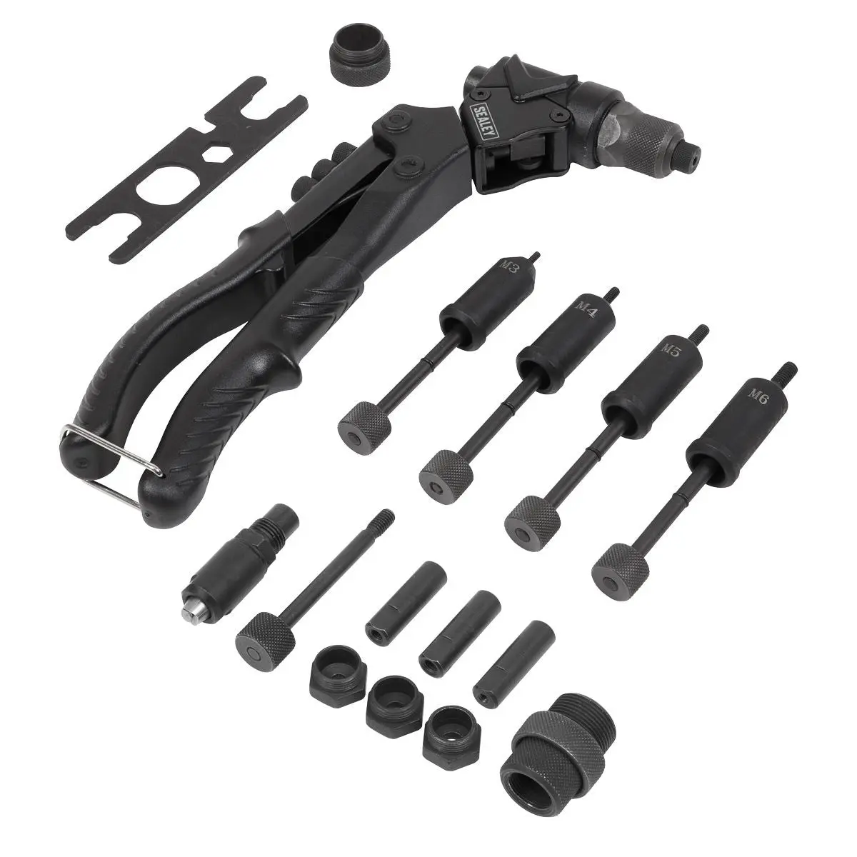 Sealey Blind Nut & Stud Riveting Kit - Image 6