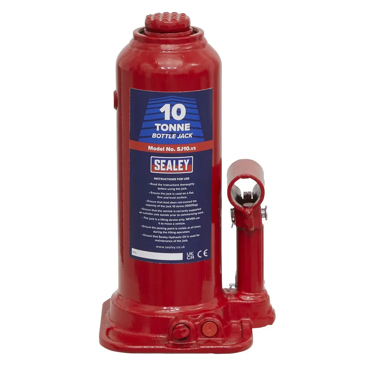 Sealey Bottle Jack 10 Tonne - Image 4
