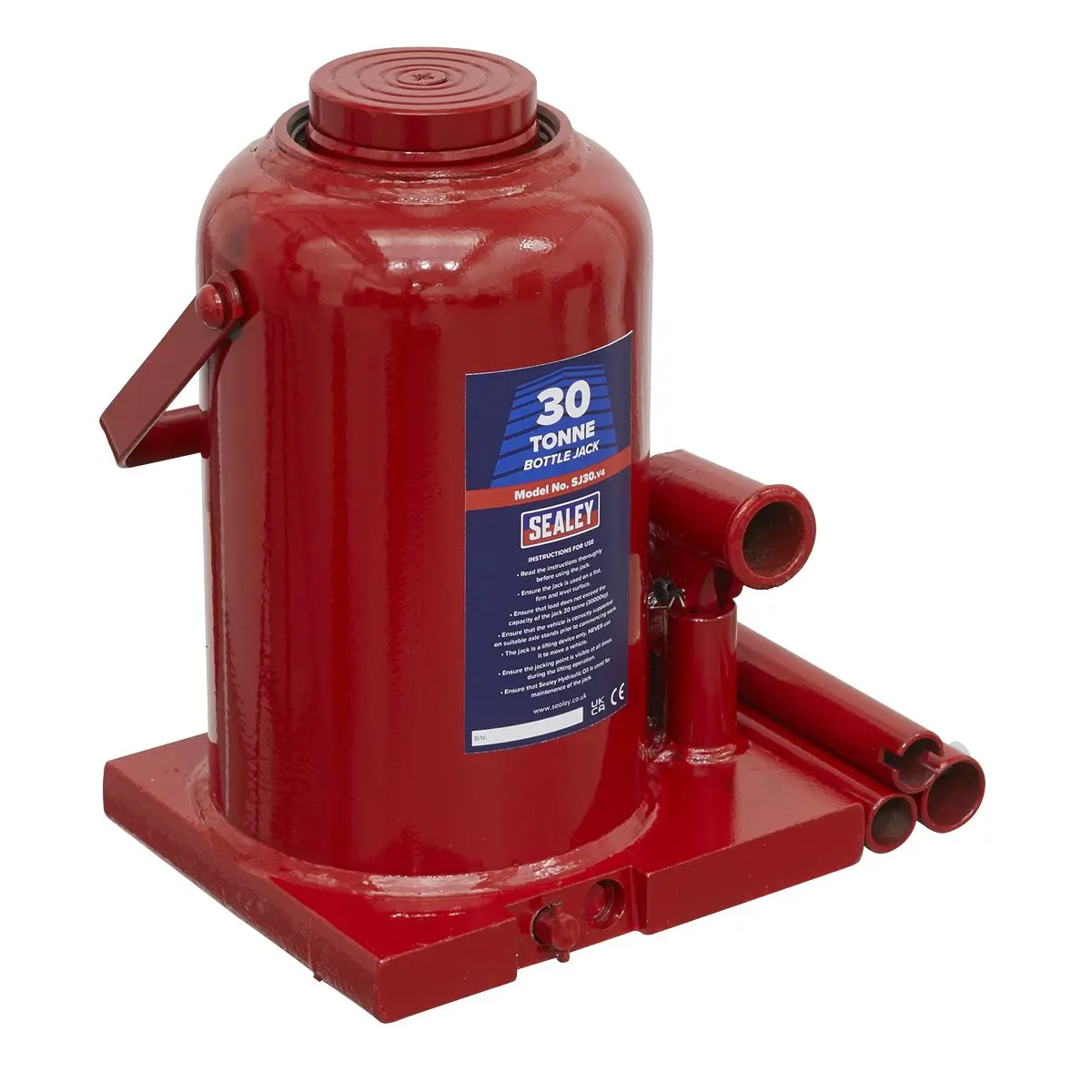 Sealey Bottle Jack 30 Tonne - Image 6