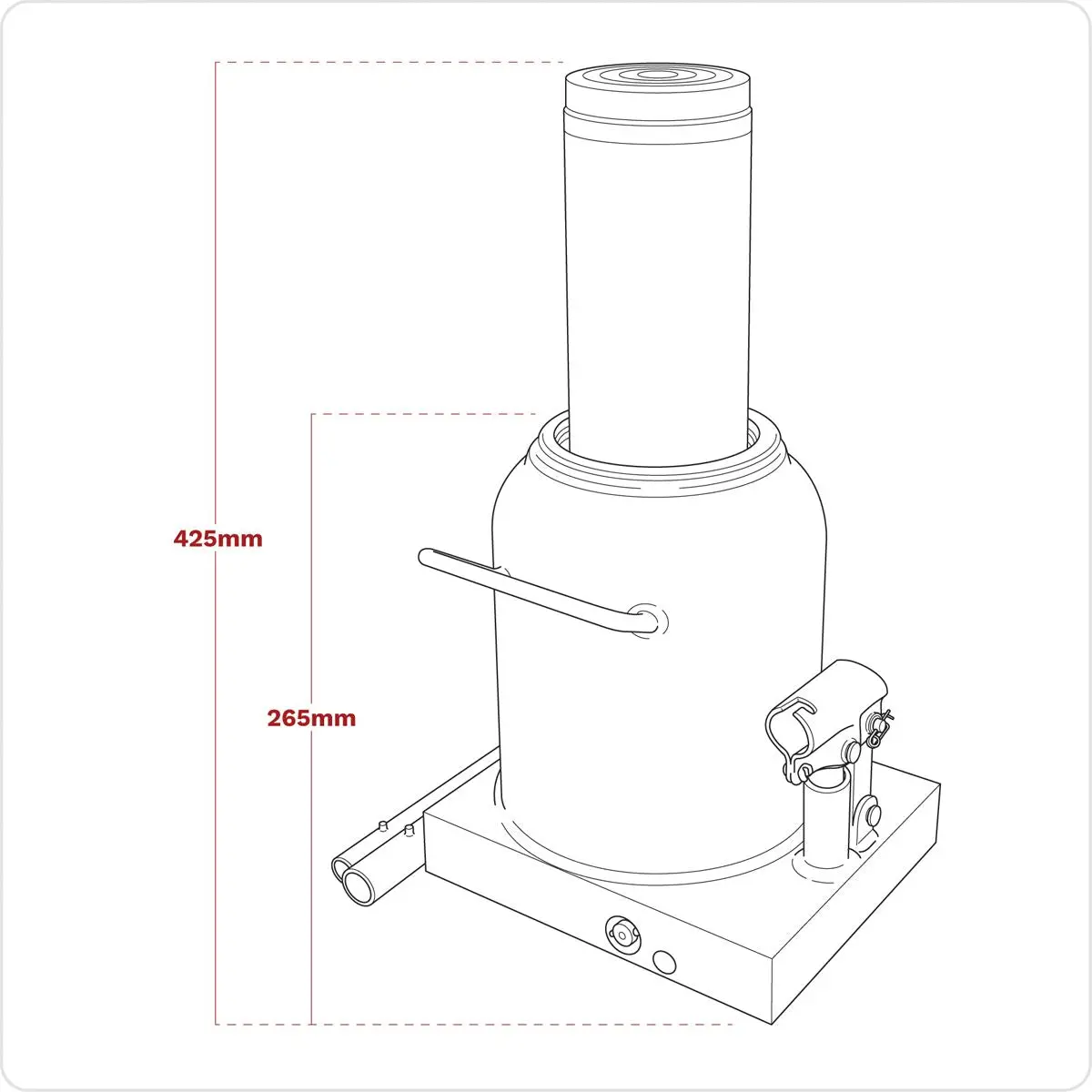 Sealey Viking Bottle Jack 50 Tonne - Image 13