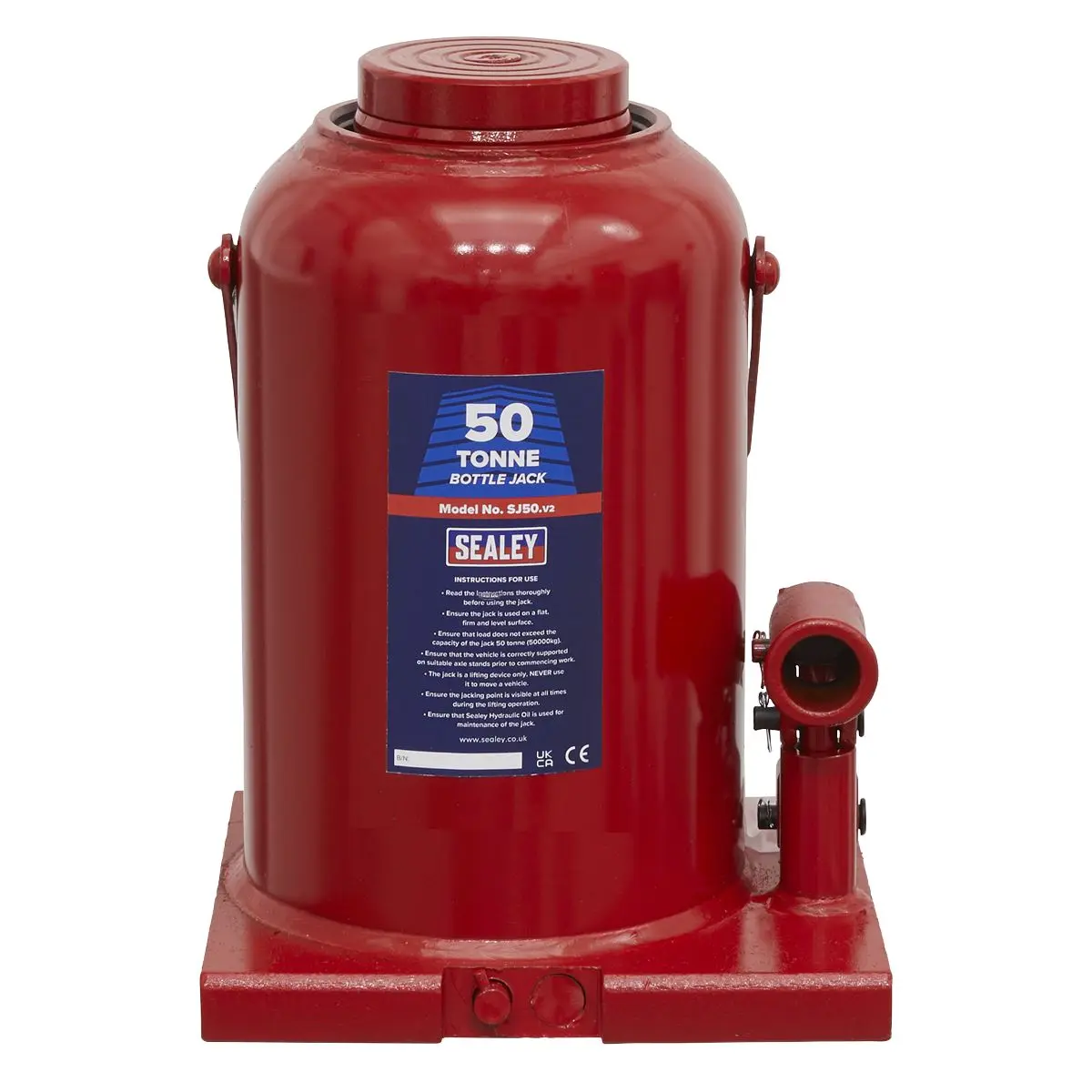 Sealey Bottle Jack 50 Tonne - Image 3