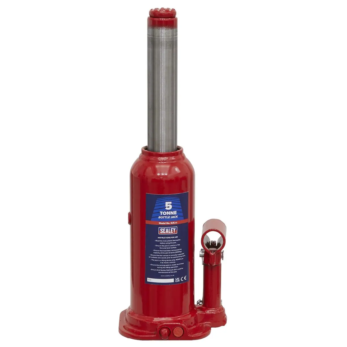 Sealey Bottle Jack 5 Tonne - Image 8
