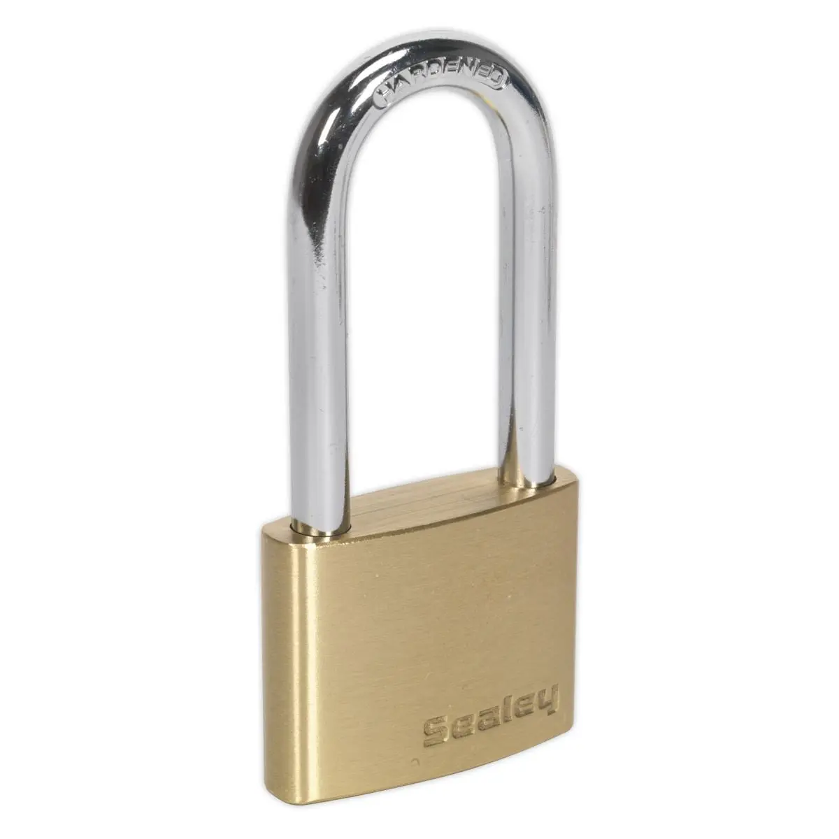 Sealey Brass Body Padlock Long Shackle 50mm - Image 3