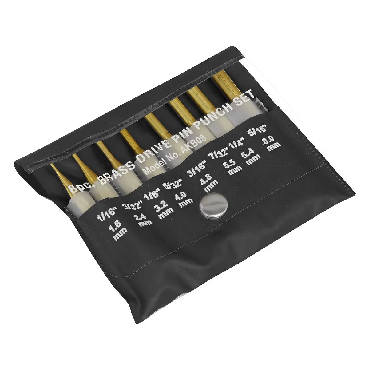 Sealey Brass Pin Punch Set 8pc - Image 3