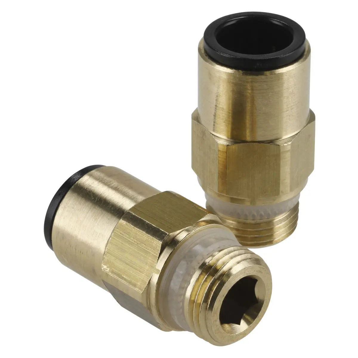 Sealey Brass SuperThread Straight Adaptor 12mm x 3/8"BSP Pack of 2 (John Guest Speedfit®) - Image 5