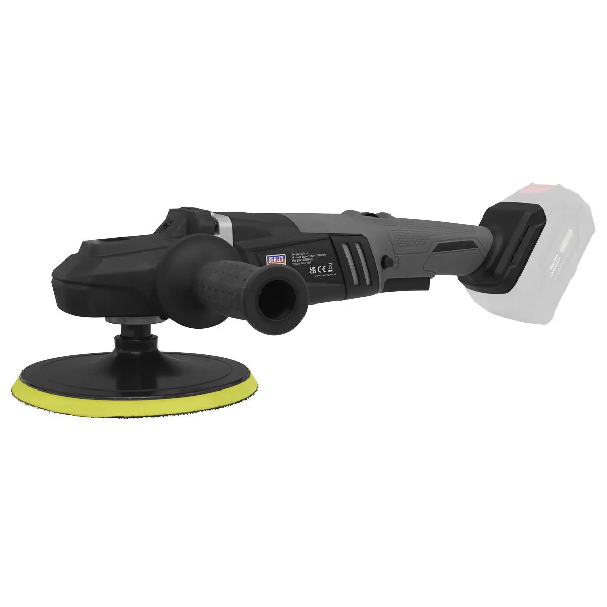 Sealey Premier Brushless Rotary Polisher Kit Ø180mm 20V SV20 Series - 2 Batteries - Image 7
