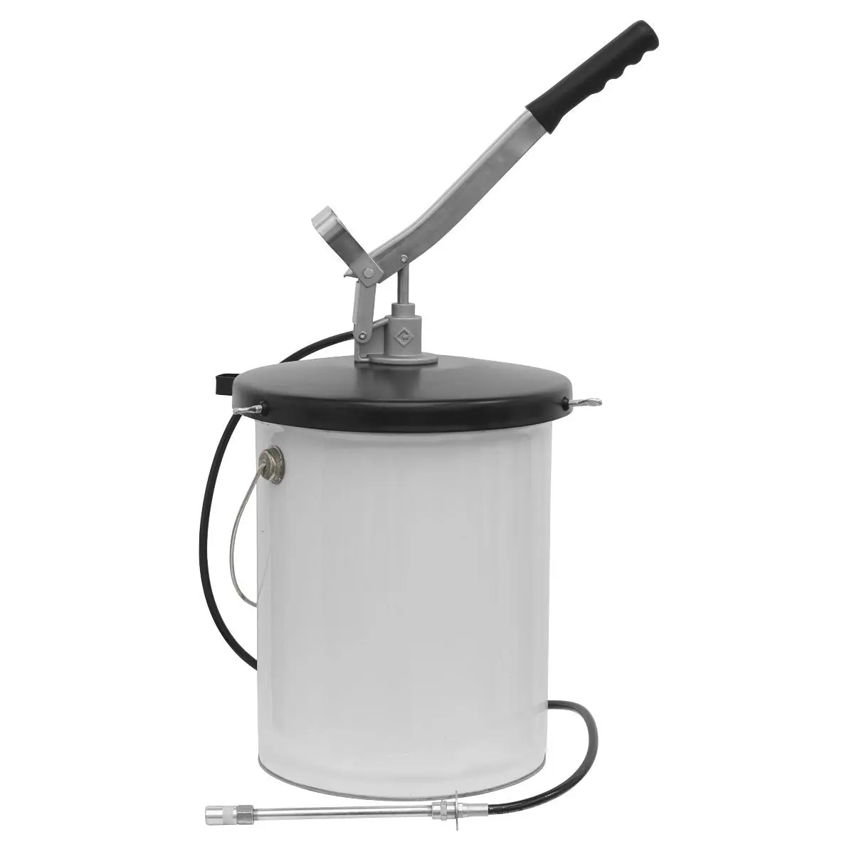 Sealey Bucket Greaser with Follower Plate 12.5kg Extra-Heavy-Duty - Image 4