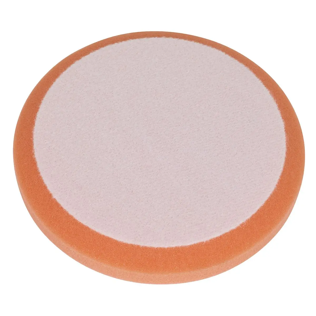 Sealey Buffing & Polishing Foam Head Hook-and-Loop Ø150 x 25mm Orange/Firm - Image 2