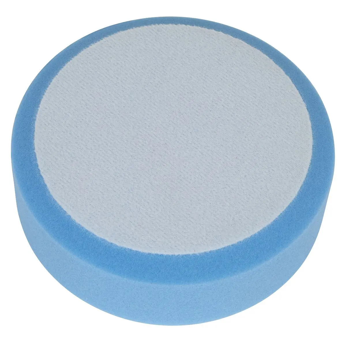Sealey Buffing & Polishing Foam Head Hook-and-Loop Ø150 x 50mm Blue/Medium - Image 2