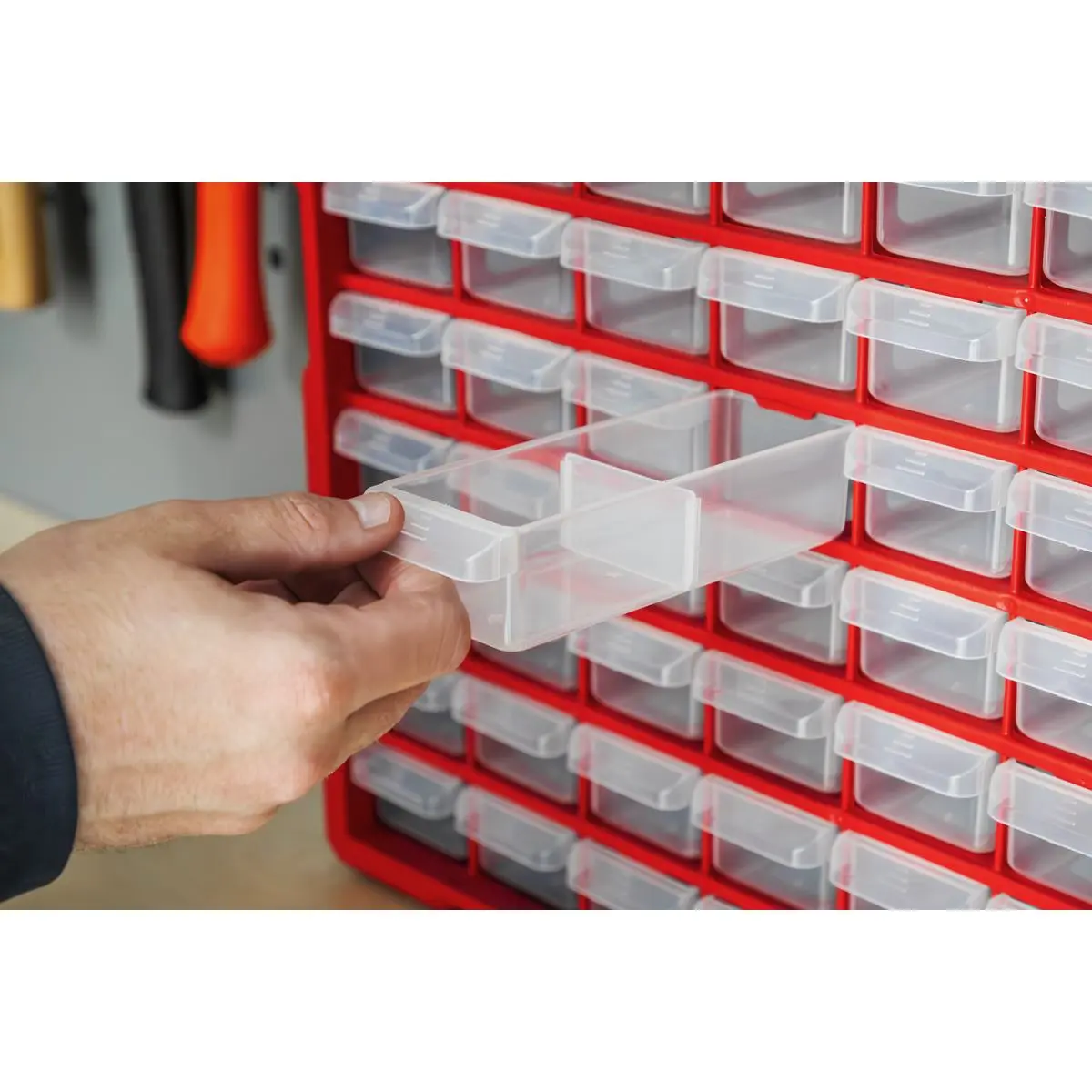 Sealey Cabinet Box 60 Drawer - Red/Black - Image 2