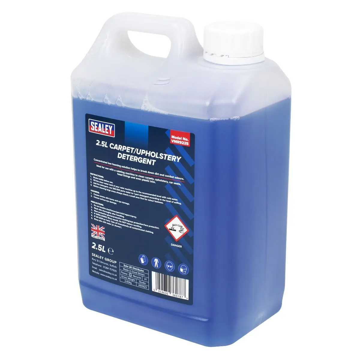 Sealey Carpet/Upholstery Detergent 2.5L - Image 3