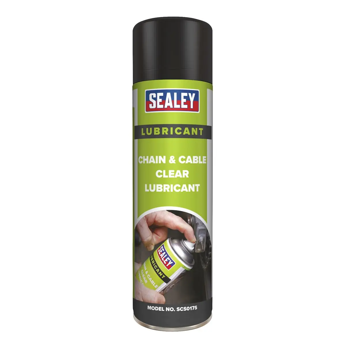 Sealey Chain & Cable Clear Lubricant 500ml - Image 2
