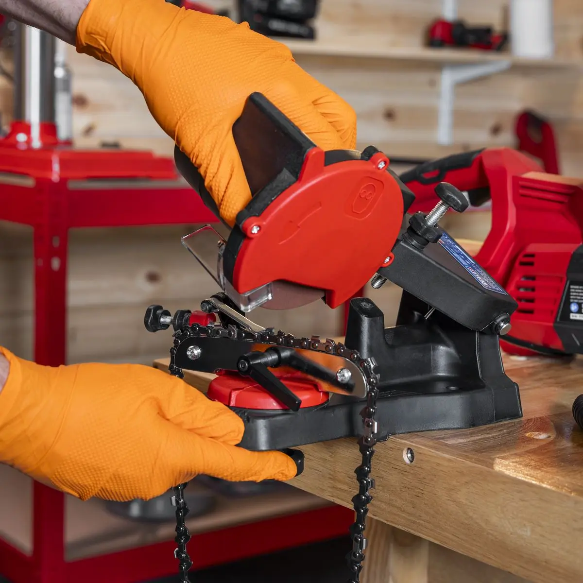 Sealey Chainsaw Blade Sharpener - Quick Locating 85W - Image 9