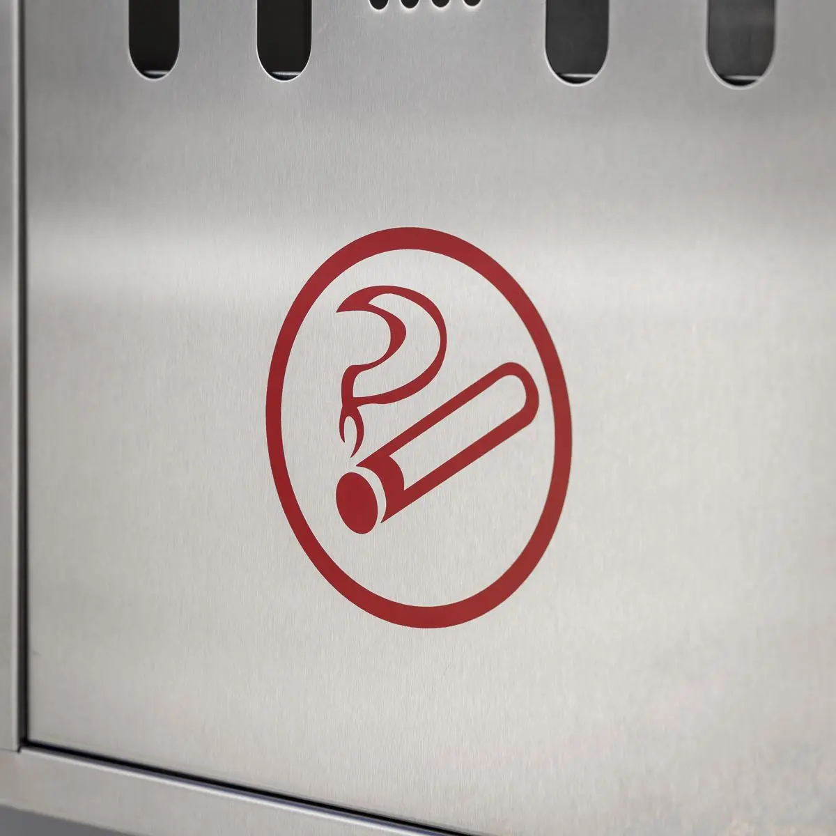 Sealey Cigarette Bin Wall-Mounting Stainless Steel - Image 6
