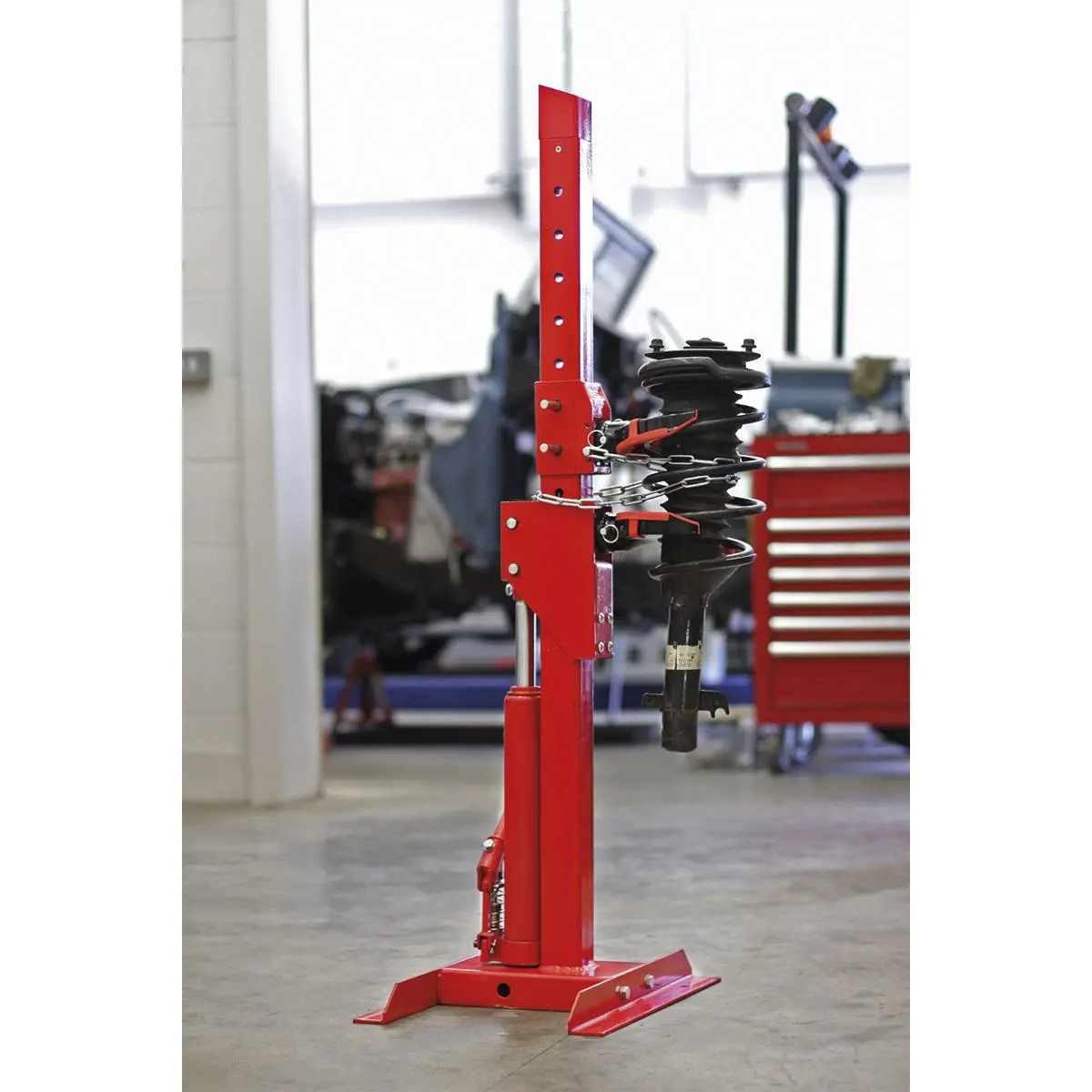Sealey Coil Spring Compressing Station with Gauge Hydraulic 2000kg Capacity - Image 12