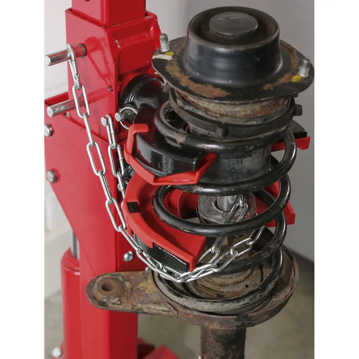 Sealey Coil Spring Compressing Station with Gauge Hydraulic 2000kg Capacity - Image 8