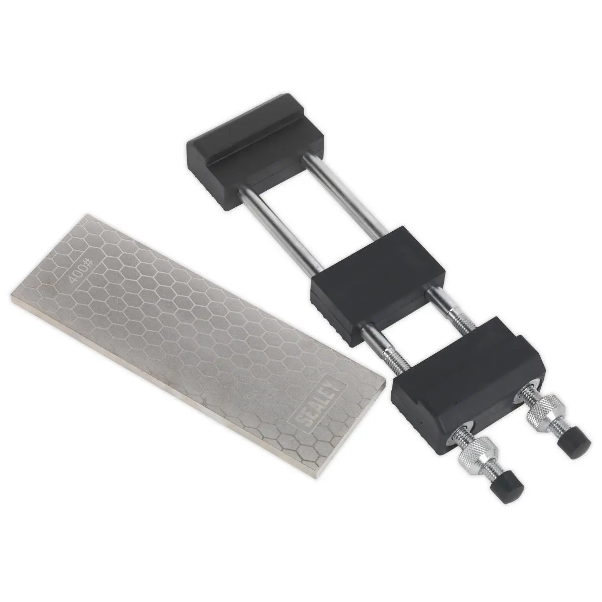 Sealey Combination Diamond Sharpening Whetstone With Adjustable Stone Holder - Image 8