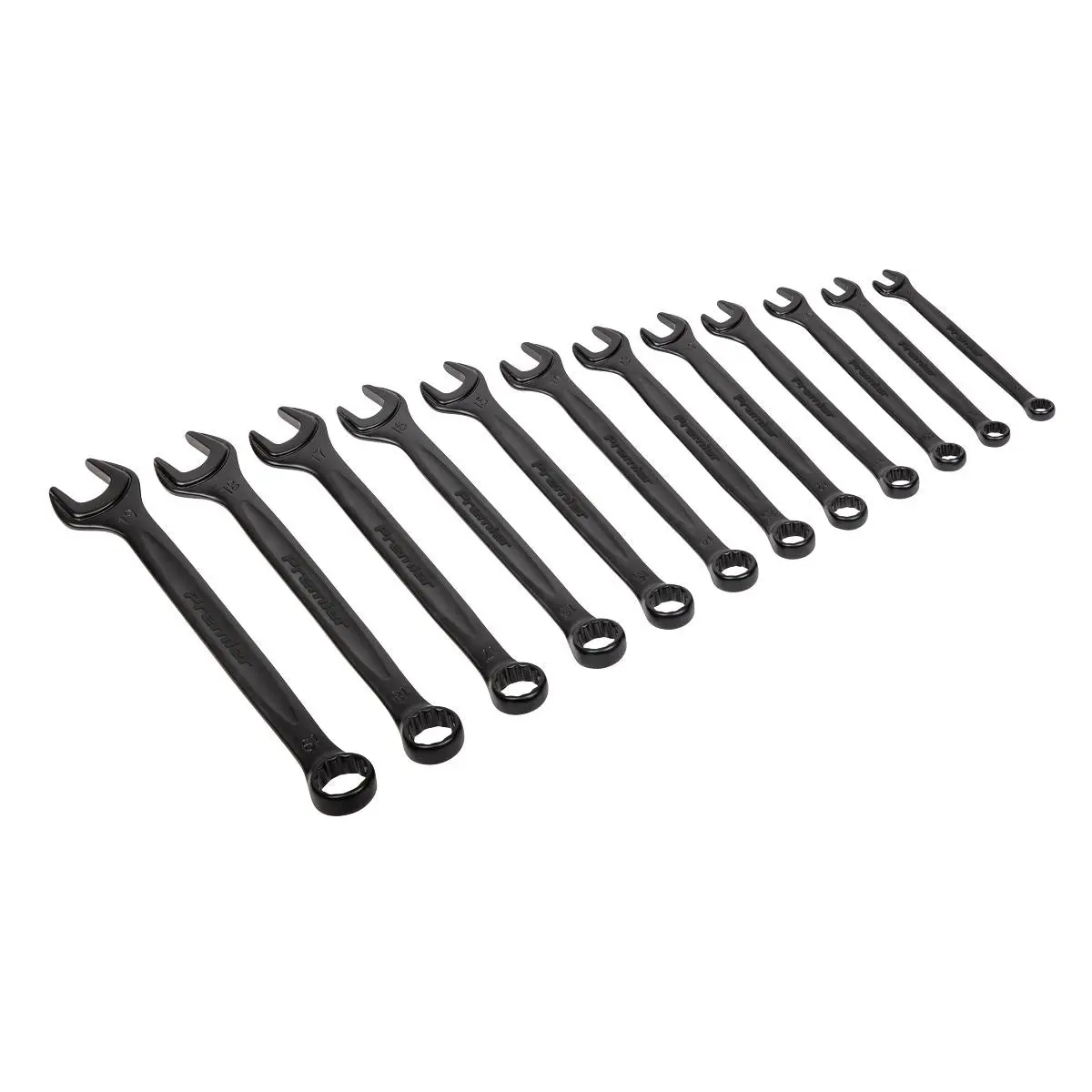 Sealey Combination Spanner Set 12 Piece Metric Premier Black Series 8-19mm - Image 2