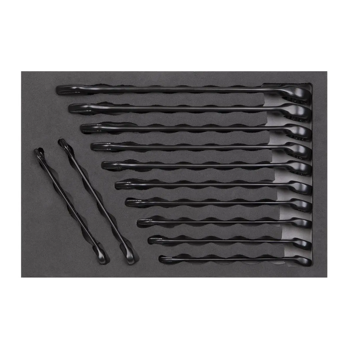 Sealey Combination Spanner Set 12 Piece Metric Premier Black Series 8-19mm - Image 4