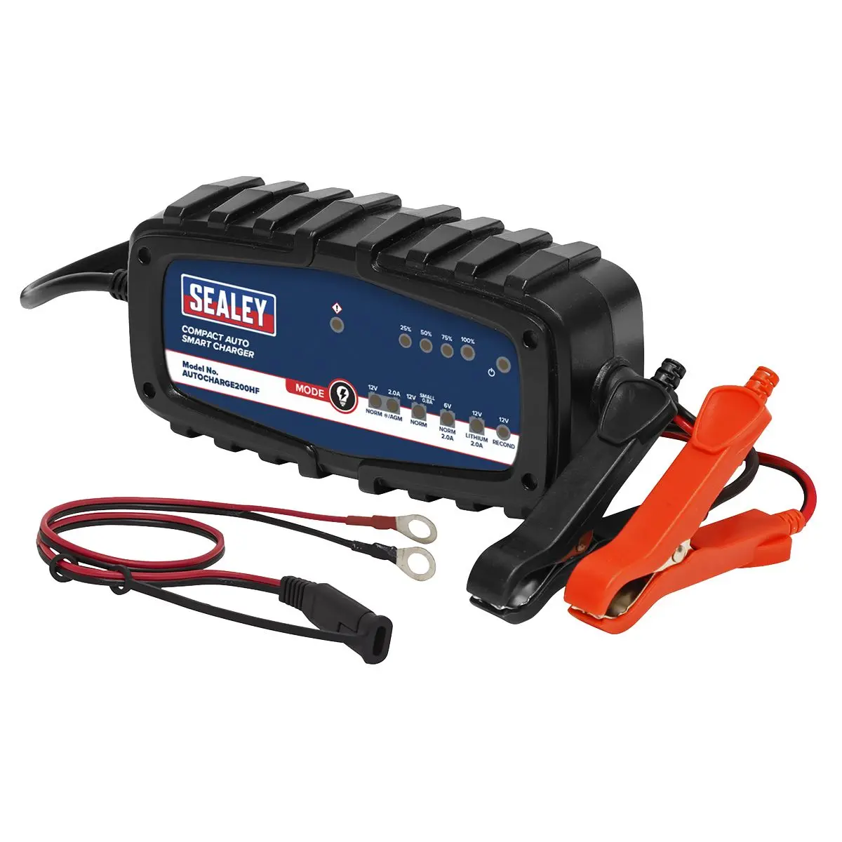 Sealey Compact Auto Smart Charger & Maintainer 2A 6/12V - Image 2