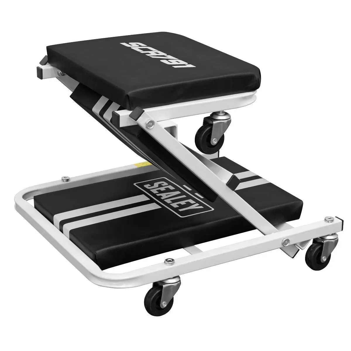 Sealey Compact Steel Creeper/Seat with 6 Wheels - Image 3