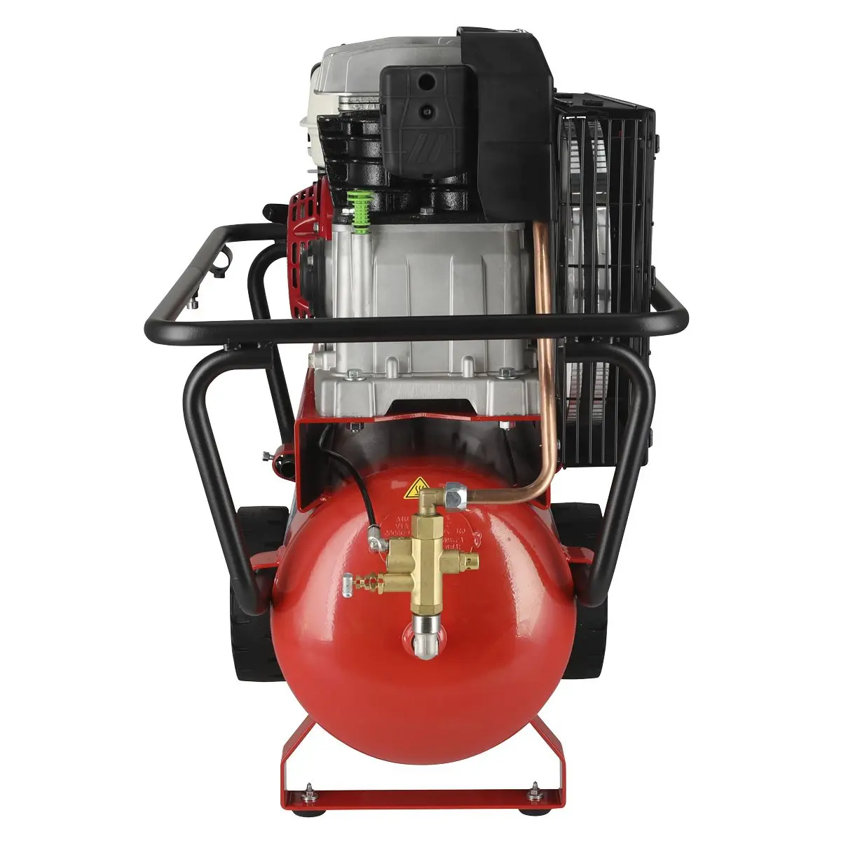 Sealey Air Compressor 50L Belt Drive Petrol Engine 5.5hp - Image 4