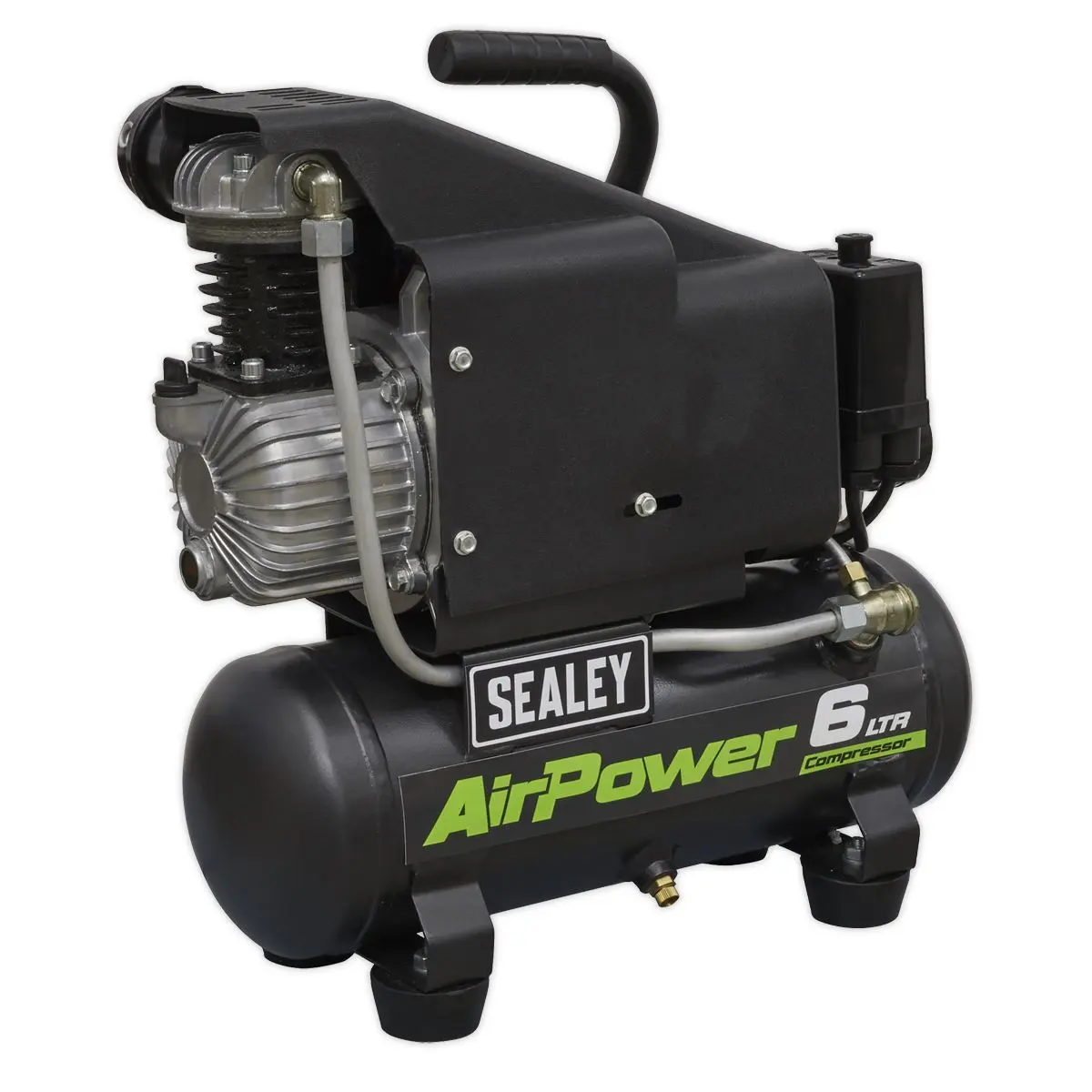 Sealey 6L Direct Drive Air Compressor 1hp - Image 4