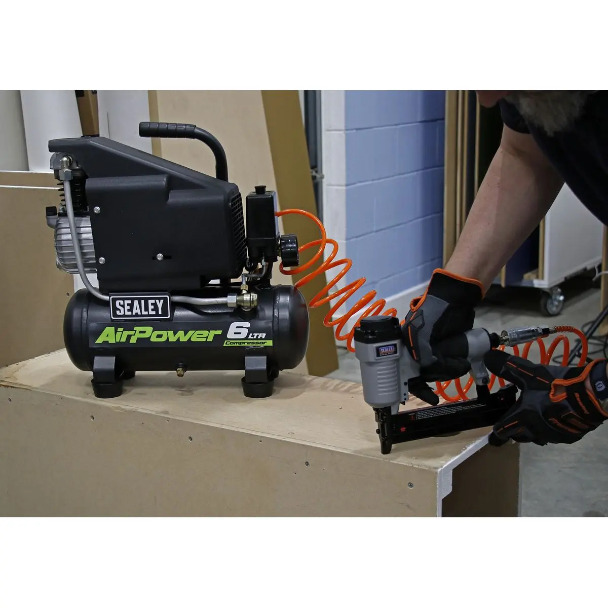 Sealey 6L Direct Drive Air Compressor 1hp - Image 5