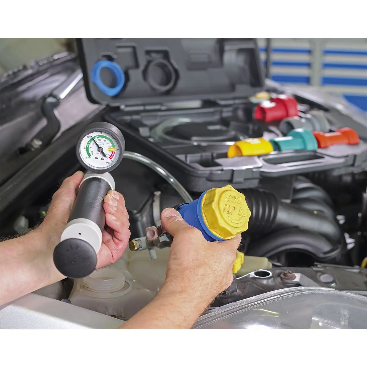 Sealey Cooling System & Cap Testing Kit - Image 7