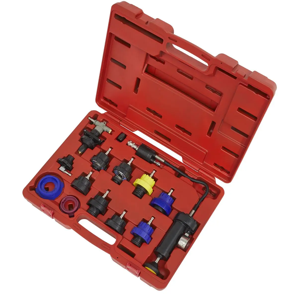 Sealey Cooling System Pressure Test Kit 13 Piece - Image 2