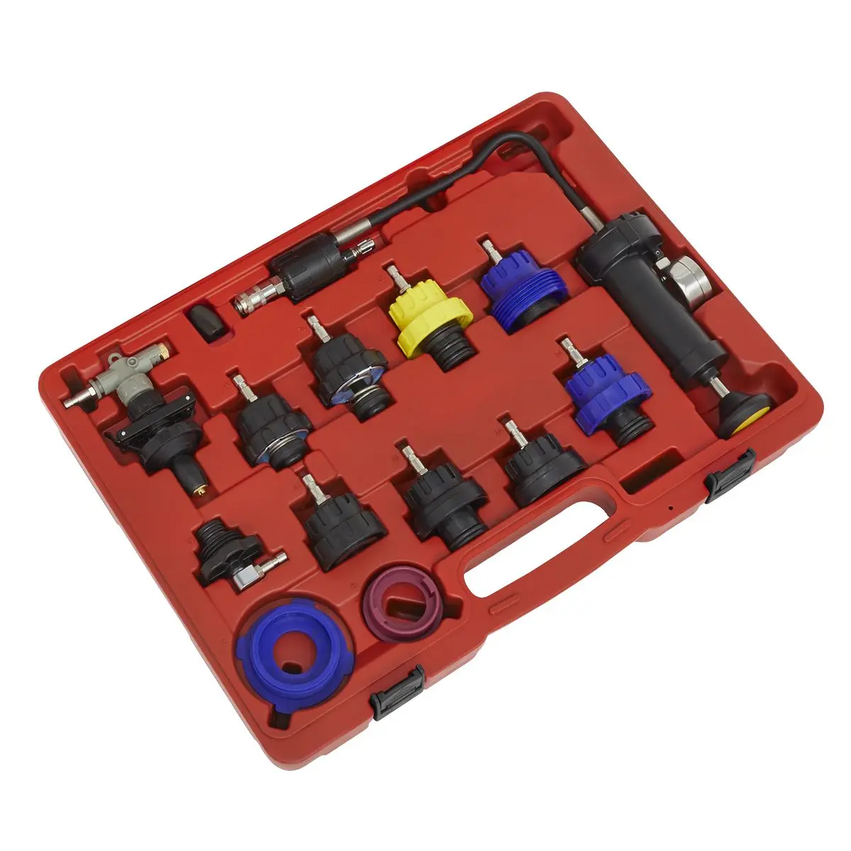 Sealey Cooling System Pressure Test Kit 13 Piece - Image 4