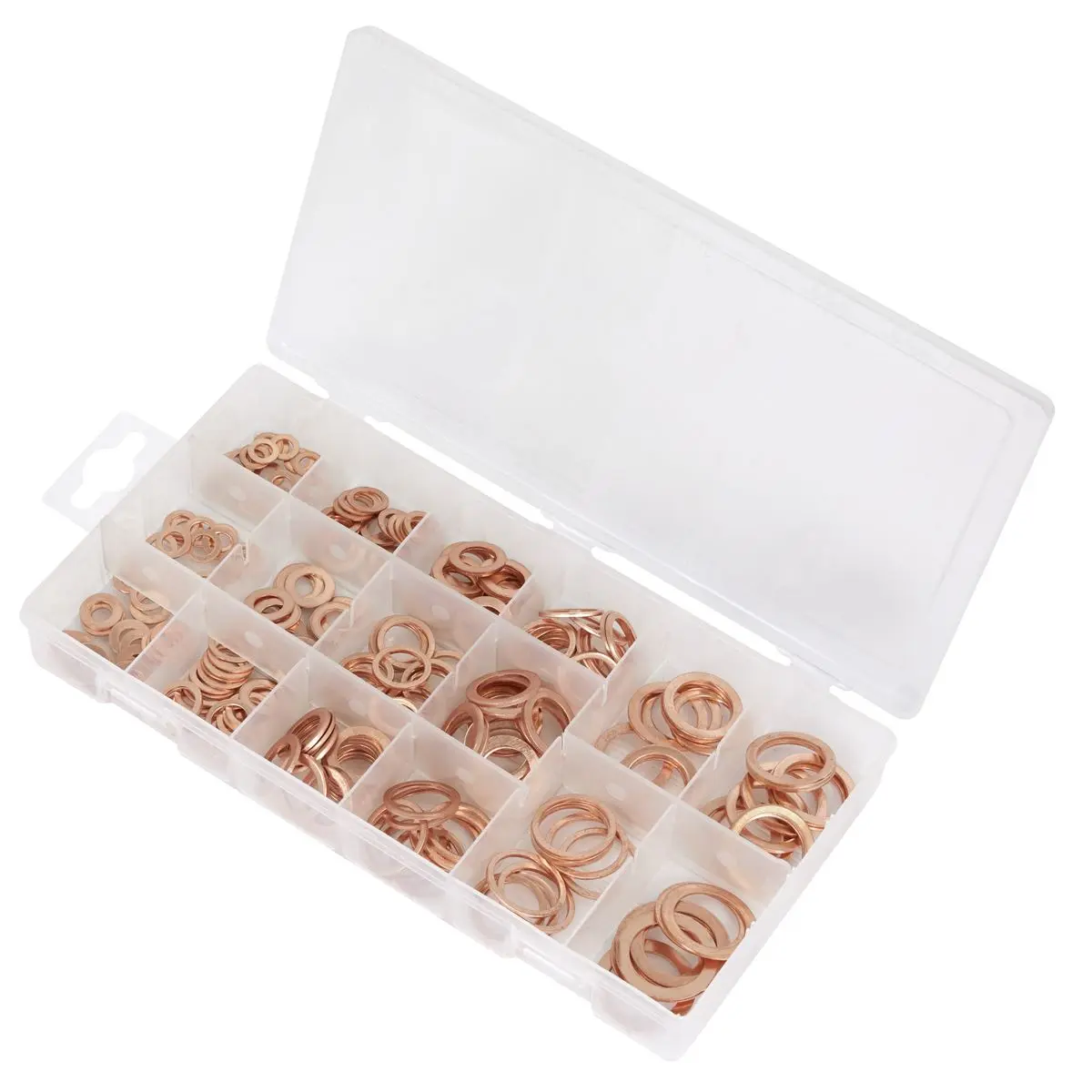 Sealey Copper Sealing Washer Assortment 250pc - Image 5