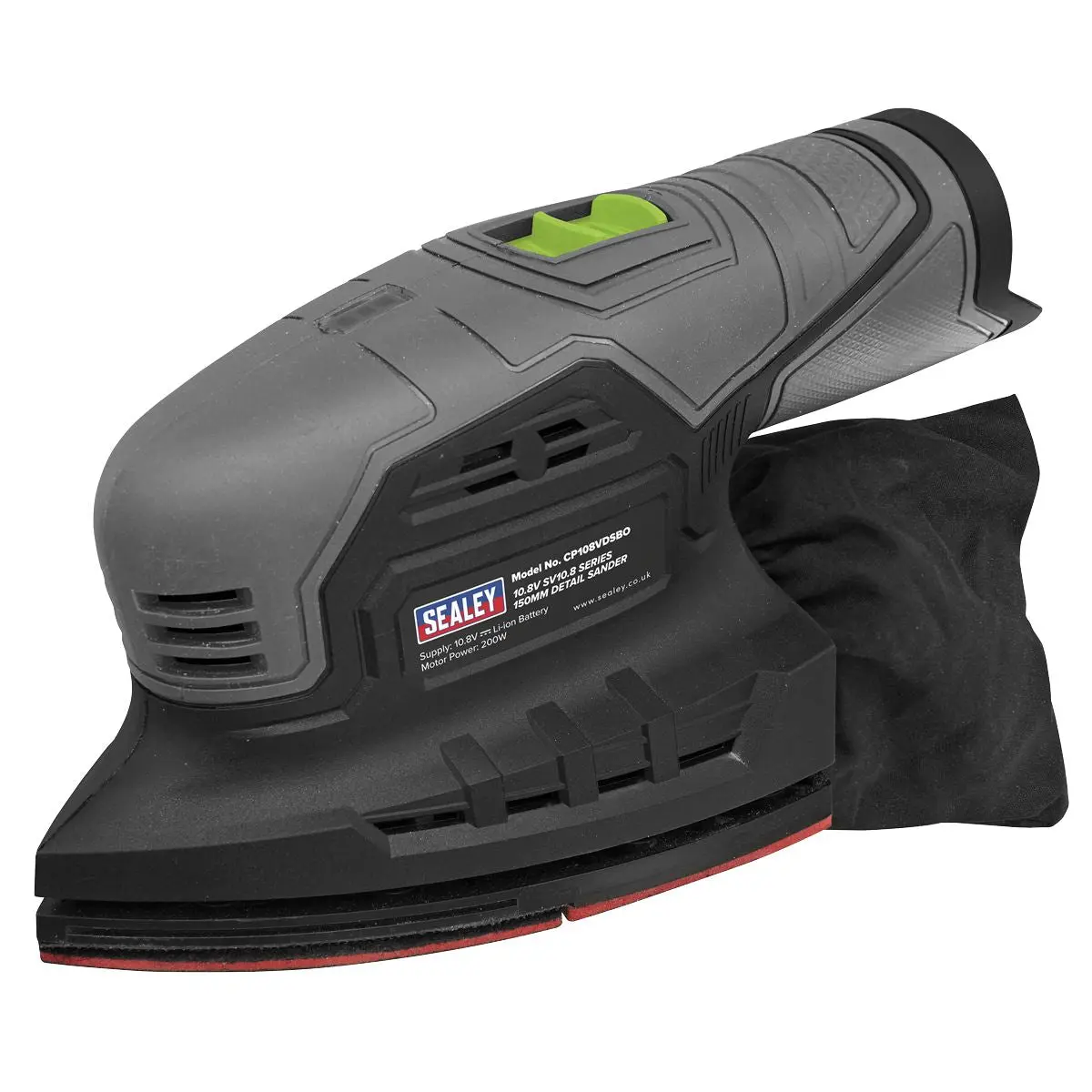 Sealey Cordless 150mm Detail Sander 10.8V 2Ah SV10.8 - Image 3