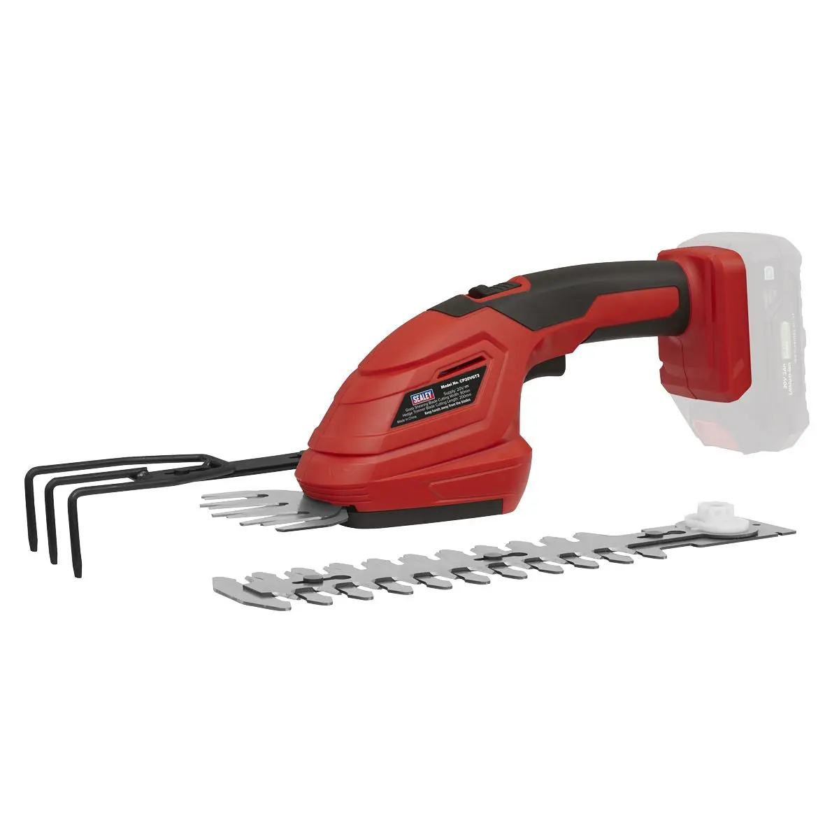 Sealey Cordless 20V SV20 Series 3-in-1 Garden Tool - Body Only - Image 2