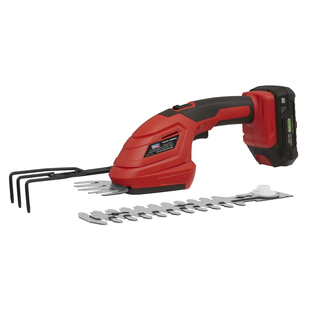 Sealey Cordless 20V SV20 Series 3-in-1 Garden Tool - Body Only - Image 4