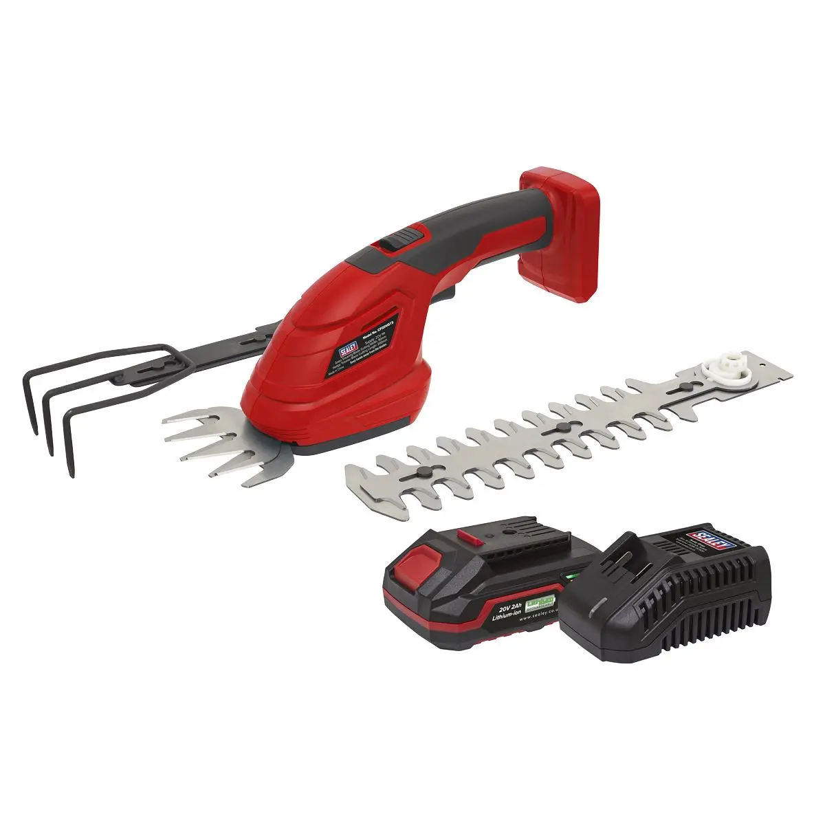 Sealey Cordless 3-in-1 Garden Tool Kit 20V 2Ah SV20 Series - Image 5