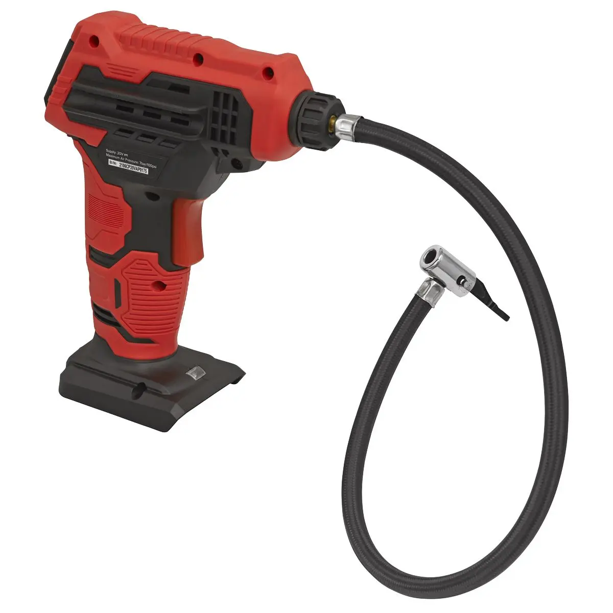 Sealey Cordless Air Pump 20V Body Only Tyre Inflator Digital LED Display - Image 3