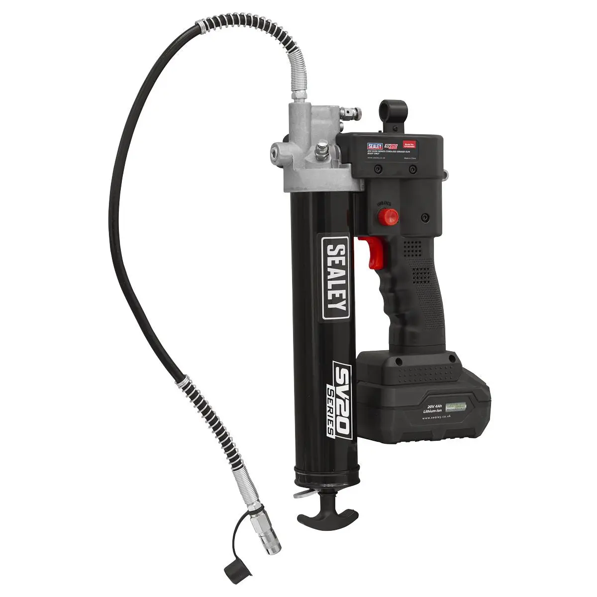 Sealey Cordless Grease Gun 20V SV20 Series - Body Only - Image 2