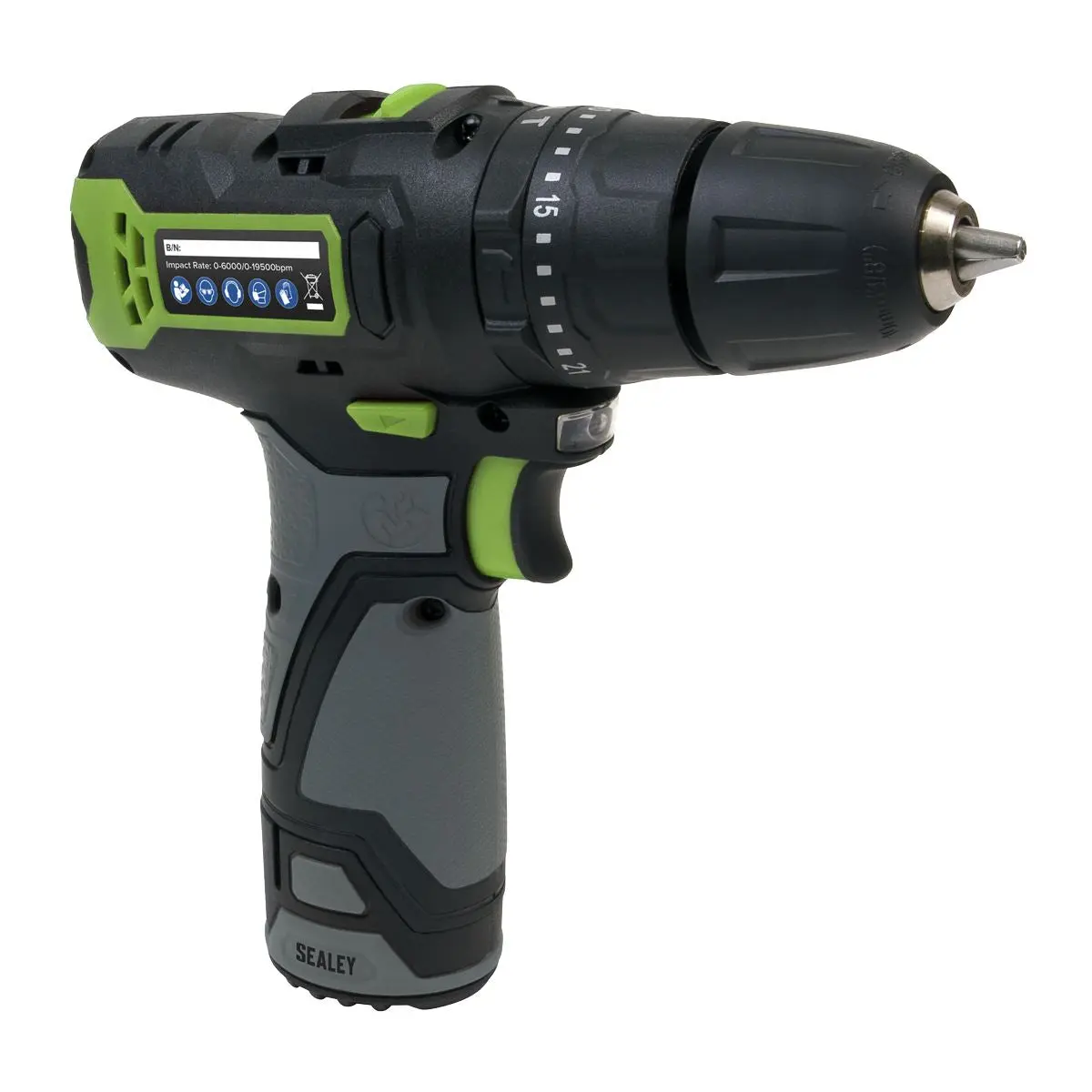 Sealey Cordless Combi Drill Ø10mm 10.8V SV10.8 Series - Image 12