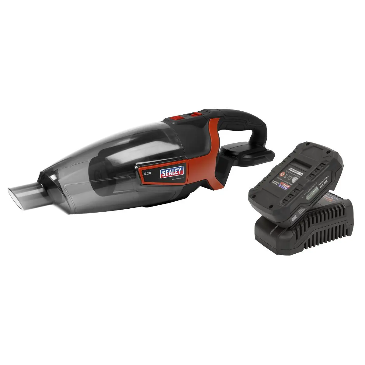 Sealey Cordless Handheld Vacuum Cleaner Kit 650ml 20V 2Ah SV20 Series - Image 4