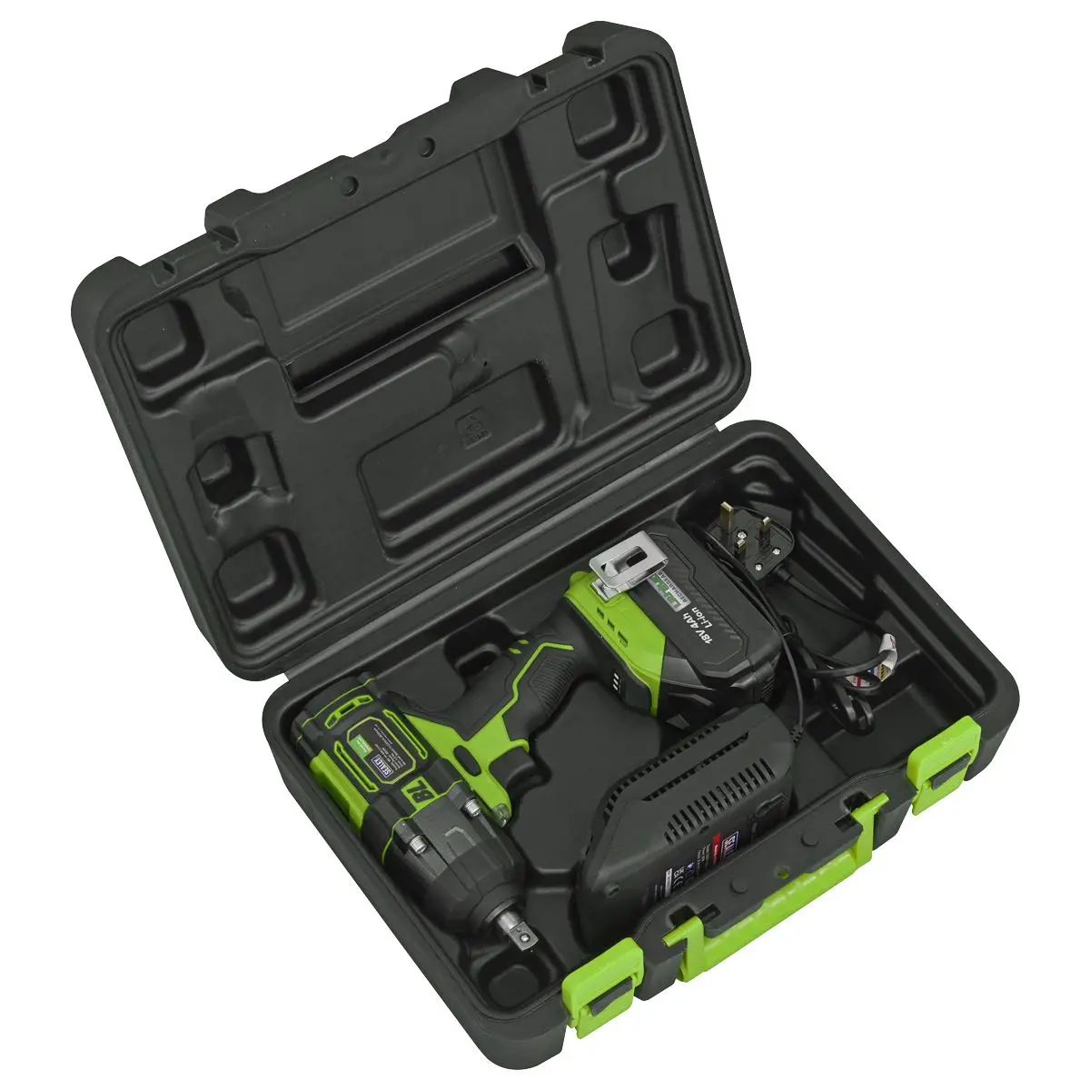 Sealey Cordless Impact Wrench 18V 4Ah Lithium-ion 1/2"Sq Drive - Image 7