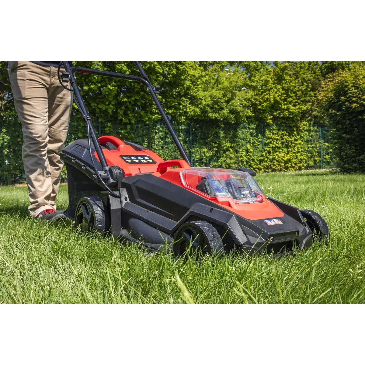 Sealey Cordless Lawn Mower 40V SV20 Series 40cm - Body Only - Image 4