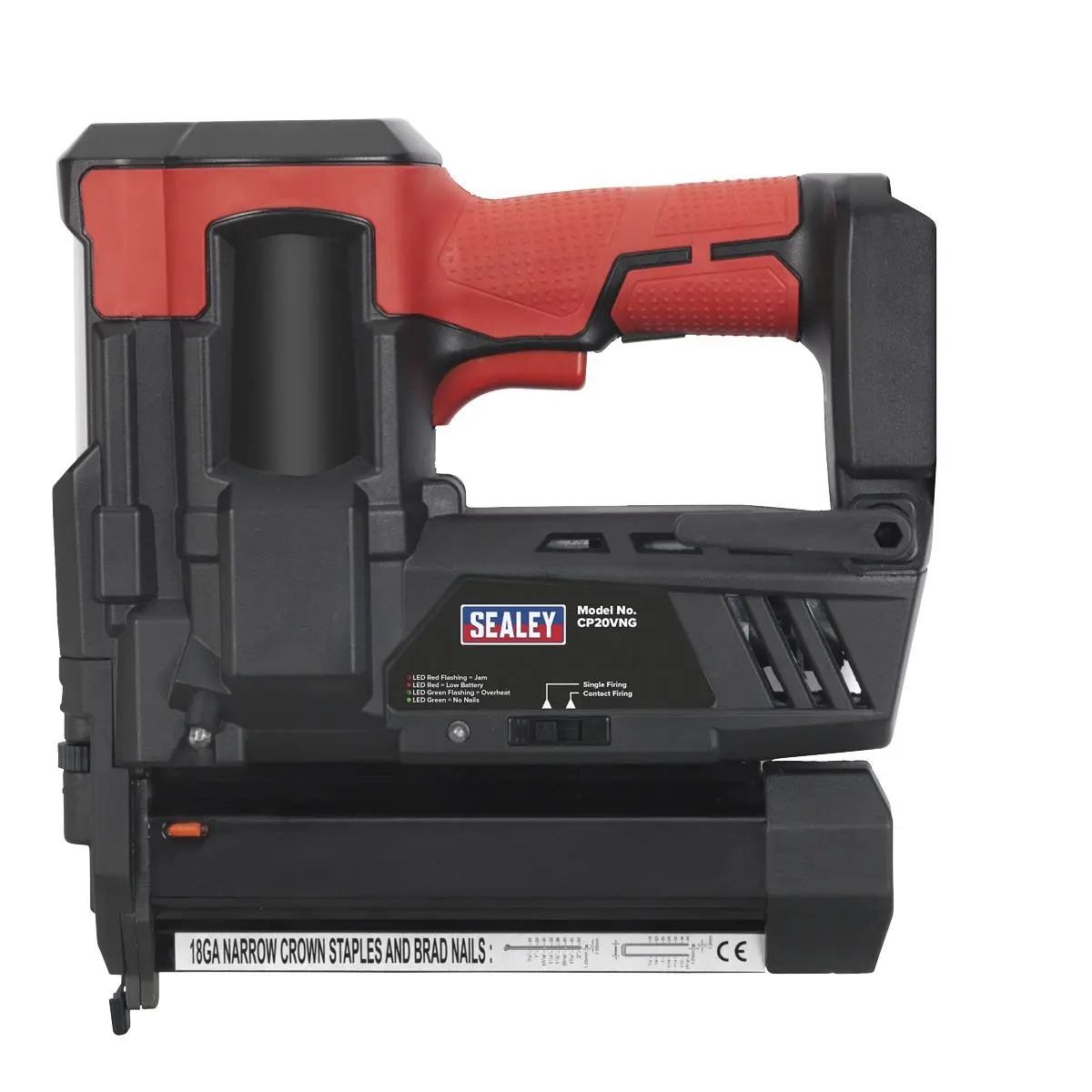 Sealey SV20 Series 18G Cordless Nail/Staple Gun 20V - Body Only - Image 6