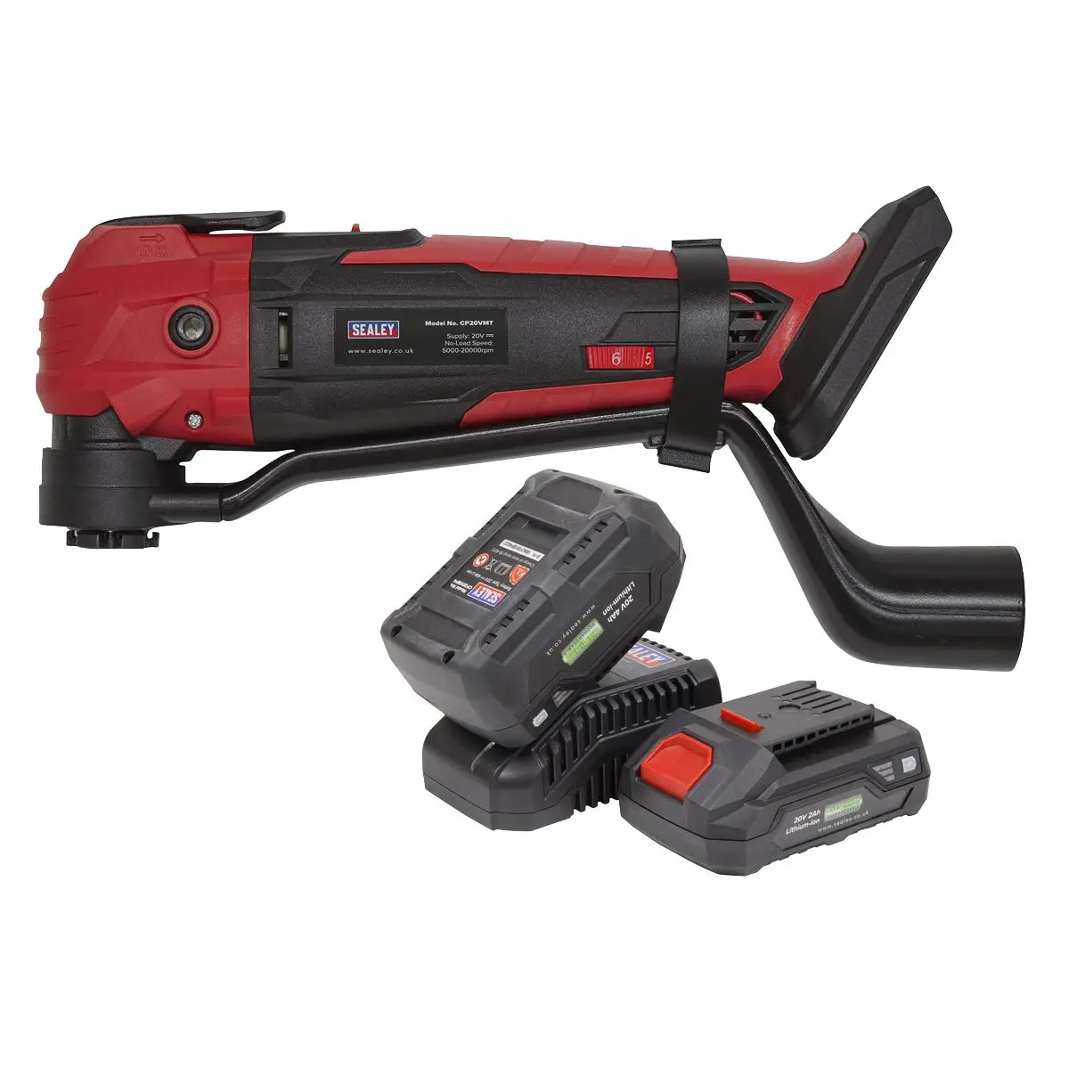 Sealey Cordless Oscillating Multi-Tool Kit 20V SV20 Series - 2 Batteries - Image 3