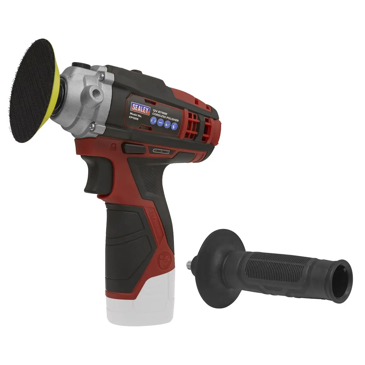 Sealey Cordless Polisher Ø71mm 12V SV12 Series - Body Only - Image 3