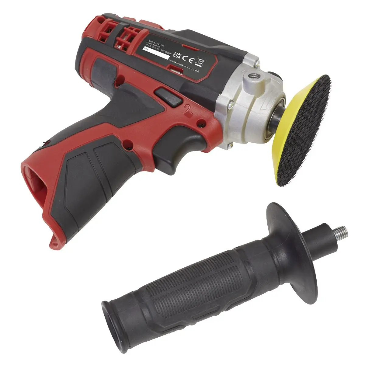 Sealey Cordless Polisher Ø71mm 12V SV12 Series - Body Only - Image 4