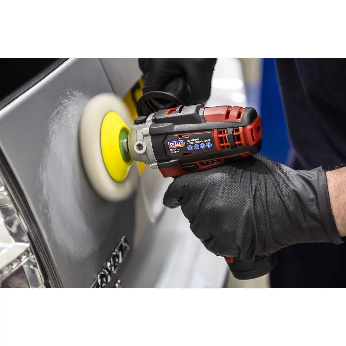 Sealey Cordless Polisher Ø71mm 12V SV12 Series - Body Only - Image 9