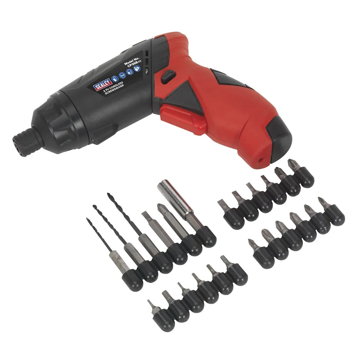 Sealey Cordless Screwdriver Set 26pc 3.6V Lithium-ion - Image 5