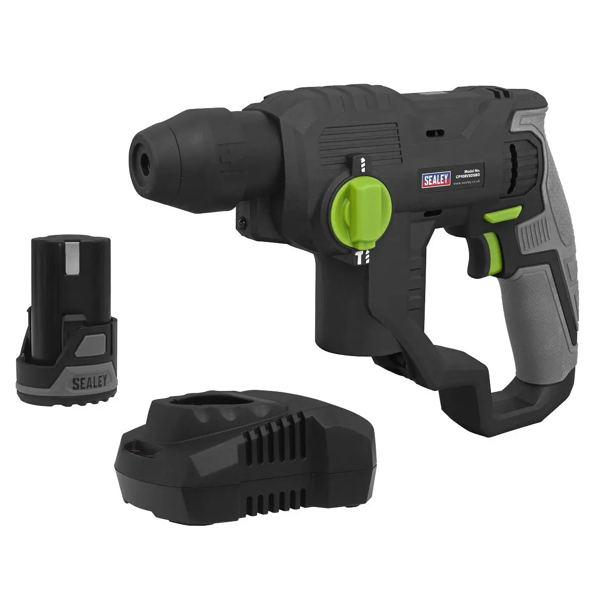 Sealey Cordless SDS Plus Rotary Hammer Drill Kit 10.8V 2Ah SV10.8 - Image 2